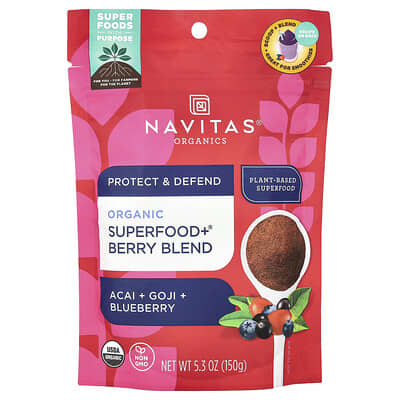 Organic Superfood+® Berry Blend, 5.3 oz (150 g)