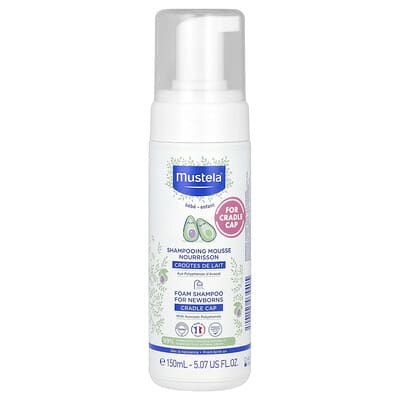 Foam Shampoo for Newborns, For Cradle Cap, 5.07 fl oz (150 ml)