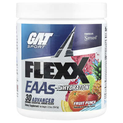 Flexx EAAs + Hydration, Fruit Punch, 12.5 oz (354.9 g)