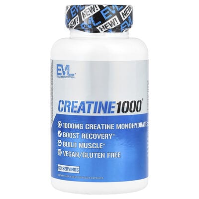 Creatine1000®, 120 вегетарианских капсул (500 mg на капсулу)