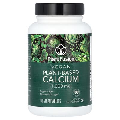 Vegan Plant-Based Calcium, 90 Vegan Tablets