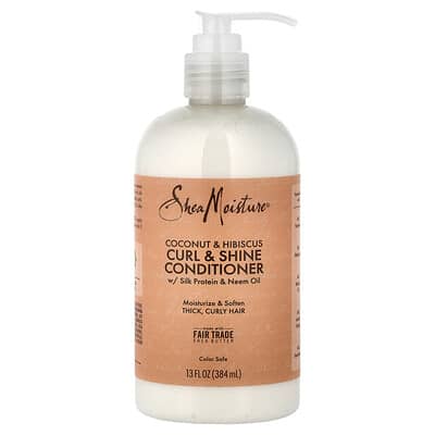 Curl & Shine Conditioner, Coconut & Hibiscus, 13 fl oz (384 ml)