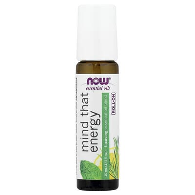 Essential Oils, Mind That Energy Roll-On, 1/3 fl oz (10 ml)