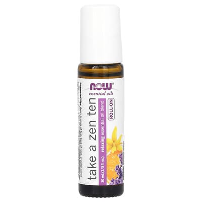 Essential Oils, Roll On, Take a Zen Ten, 1/3 fl oz (10 ml)