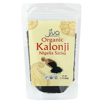 Organic Kalonji, Nigella Sativa, 7 oz (200 g)