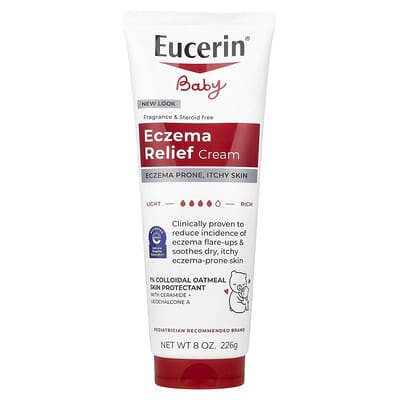 Baby, Eczema Relief Cream, Fragrance Free , 8 oz (226 g)