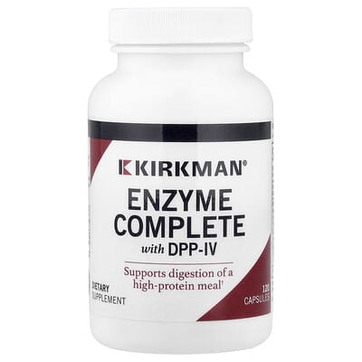 Kirkman Labs Enzyme Complete с DPP-IV, 120 капсул