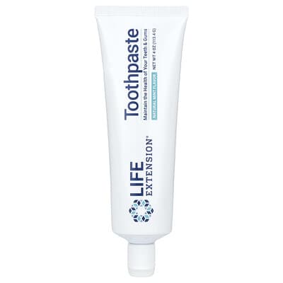 Toothpaste, Natural Mint, 4 oz (113.4 g)