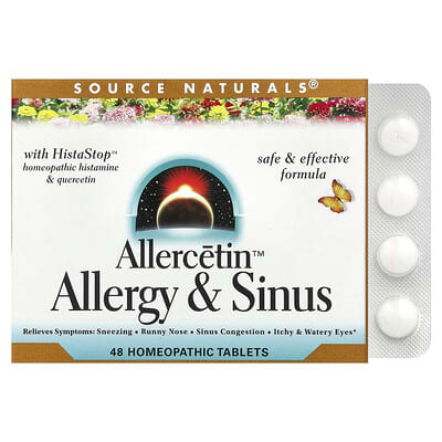 Allercetin™, Allergy & Sinus, 48 Homeopathic Tablets