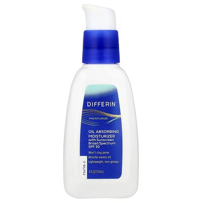 Oil Absorbing Moisturizer with Sunscreen, SPF 30, 4 fl oz (118 ml)