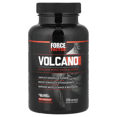 Volcano®, Explosive Nitric Oxide Booster, 120 Capsules