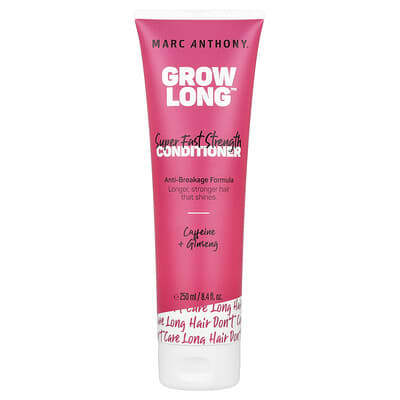 Marc Anthony Grow Long™ кондиционер для укрепления волос, кофеин + женьшень, 8.4 fl oz (250 ml)