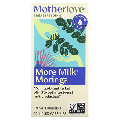 Motherlove Breastfeeding More Milk Moringa 60 жидких капсул