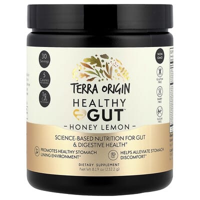 Healthy Gut™, Мед и лимон, 8.19 oz (232.2 g)