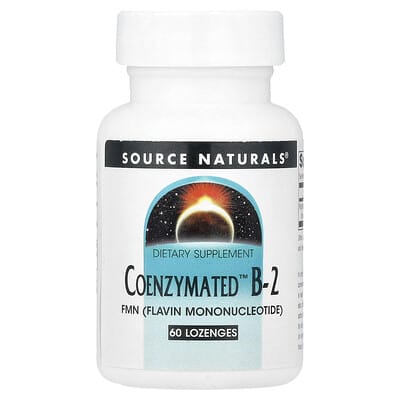 Source Naturals Coenzymated™ B-2, 60 пастилок (18 mg на пастилку)