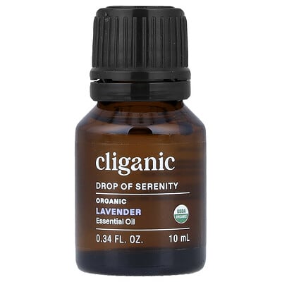 Organic Essential Oil, Lavender, 0.34 fl oz (10 ml)
