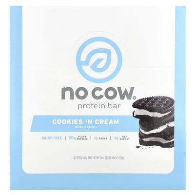 Протеиновый батончик Cookies'N Cream, 12 шт., 2.12 oz (60 g) каждый