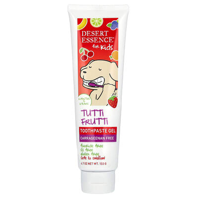 Kids, Toothpaste Gel, 6 Months to 6 Years, Tutti Frutti, 4.7 oz (133 g)
