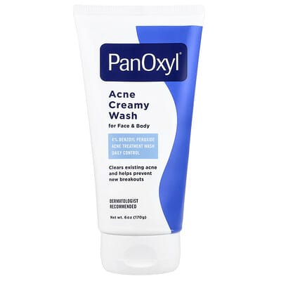 Acne Creamy Wash, For Face & Body , 6 oz (170 g)