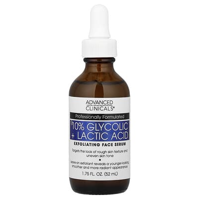 Сыворотка с 10% гликолевой + молочной кислотой, 1.75 fl oz (52 ml)