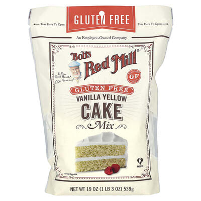 Vanilla Yellow Cake Mix, Gluten Free, 19 oz (539 g)