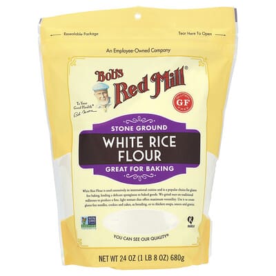 Рисовая мука Bob's Red Mill White Rice Flour, 24 oz (680 g)