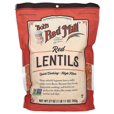 Bob's Red Mill красная чечевица, 27 oz (765 g)