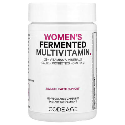 Women's Fermented Multivitamin+, 120 Vegetable Capsules