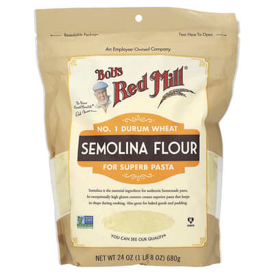 Semolina Flour, 24 oz (680 g)