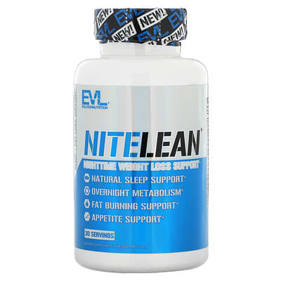 NiteLean®, Nighttime Weight Loss Support, 30 Veggie Capsules