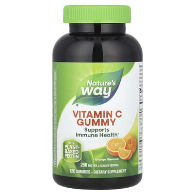 Vitamin C Gummies, Orange, 120 Gummies (125 mg per Gummy)