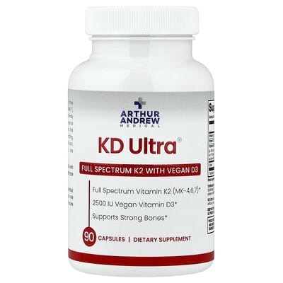 KD Ultra®, Full Spectrum K2 with Vegan D3, 90 Capsules