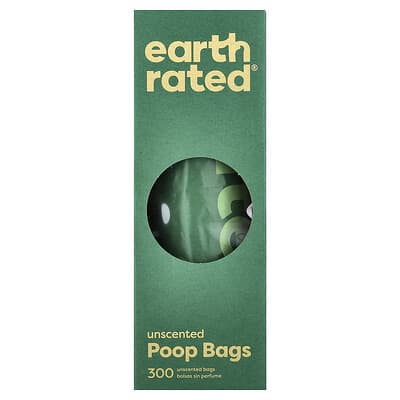 Dog Waste Bags, Unscented, 300 Bags
