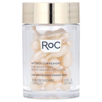 Retinol Correxion®, Line Smoothing Night Serum Capsules, 30 Biodegradable Capsules, 0.35 fl oz (10.5 ml)