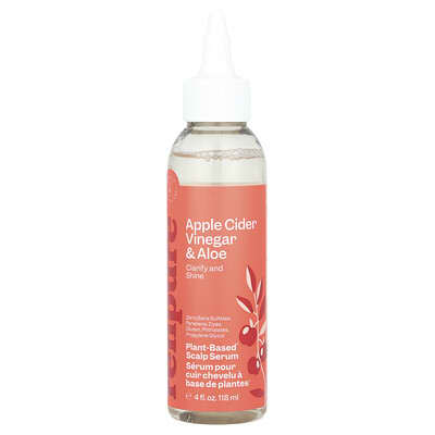 Растительная сыворотка для кожи головы, яблочный уксус и алоэ, 4 fl oz (118 ml)