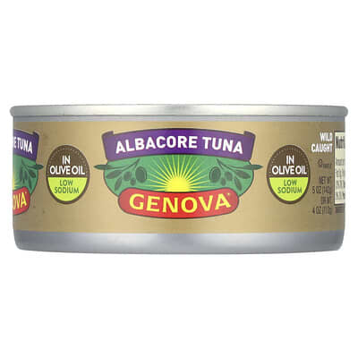 Тунец Albacore в оливковом масле, с низким содержанием натрия, 5 oz (142 g)