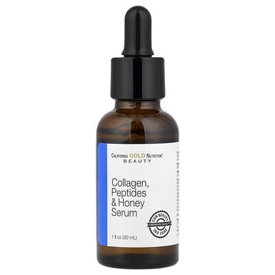 Collagen, Peptides, and Honey Serum, 1 fl oz (30 ml)