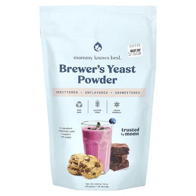 Пищевые дрожжи Mommy Knows Best, Unflavored, 0.94 lb (15 oz)