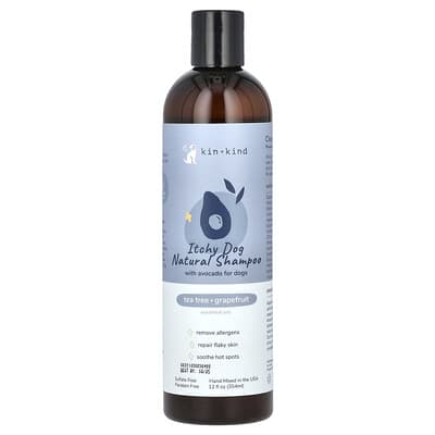 Itchy Dog Natural Shampoo with Avocado, For Dogs, Tea Tree + Grapefruit, 12 fl oz (354 ml)