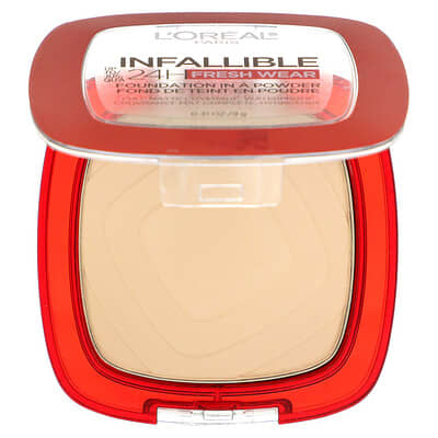 Infallible 24H Fresh Wear, Foundation In A Powder, 130 True Beige, 0.31 oz (9 g)