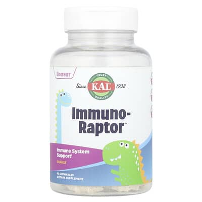 Dinosaurs®, Immuno-Raptor™, Orange, 60 жевательных таблеток