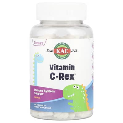 Dinosaurs®, Vitamin C-Rex®, Orange, 100 mg, 100 Chewables