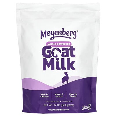 Цельное козье молоко в порошке, 12 oz (340 g)