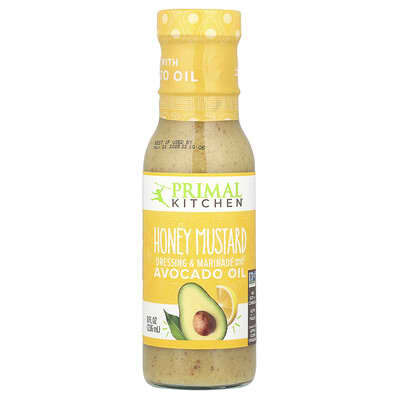 Dressing & Marinade Made With Avocado Oil, Honey Mustard, 8 fl oz (236 ml)