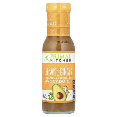 Dressing & Marinade Made With Avocado Oil, Sesame Ginger, 8 fl oz (236 ml)