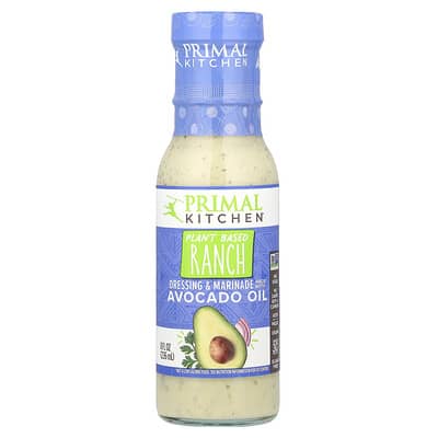 Dressing & Marinade Made With Avocado Oil, Plant Based Ranch, 8 fl oz (236 ml)