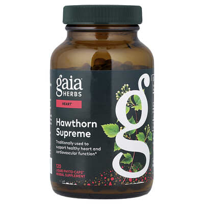 Hawthorn Supreme, 120 Liquid Phyto-Caps (500 mg per Capsule)