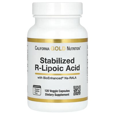 Stabilized R-Lipoic Acid with Bio-Enhanced® Na-RALA and Biotin, 120 Veggie Capsules