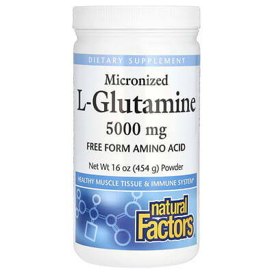 Micronized L-Glutamine Powder, 16 oz (454 g)