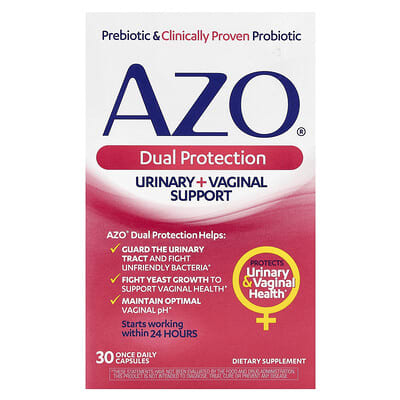 Dual Protection, Daily Prebiotic & Probiotic, 30 Capsules